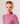 Pull officier en laine mérinos - Rose Bonbon