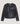 Short zipped leather jacket - Midnight Blue