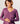 Pull col V en laine mérinos - Violet Parme Clair