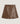 Spódnica skórzana - Camel Brown