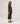 Oversize'owy, otwarty kardigan - Havana Brown