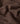 Oversize'owy, otwarty kardigan - Havana Brown