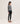 Oversize'owy kaszmirowy sweter z dekoltem w kształcie litery V - Pearl Grey