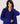 Kaszmirowy sweter oversize z dekoltem w kształcie litery V - Ultramaryna Blue