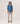Oversize'owy sweter z kaszmiru - Błękitny Błękit