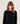 Kaszmirowy sweter z okrągłym dekoltem - Czarny