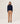 Kaszmirowy sweter z golfem - Midnight Blue