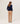 Kaszmirowy sweter z golfem - Midnight Blue