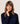 Kaszmirowy sweter z golfem - Midnight Blue