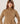 Kaszmirowy sweter z golfem - Camel Brown