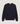 Sweter z okrągłym dekoltem i wełną merynosów - Midnight Blue