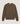 Sweter z dekoltem w kształcie litery V, z wełny merynosów - Bark Brown