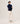 Kaszmirowy sweter z golfem - Midnight Blue