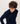 Kaszmirowy sweter z golfem - Midnight Blue