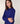 Pull col rond en laine mérinos - Bleu Océan