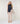 Pull sans manches en grosse maille - Bleu Marine