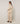 Gilet court manches bouffantes en laine - Beige Chiné