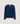 Pull col rond en laine mérinos - Bleu Petrole