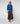 Round-neck merino wool sweater - Azure Blue